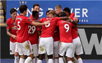 هدفا مانشستر يونايتد في ليستر سيتي