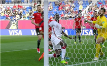 هدف محقق ضائع من قطر أمام مصر