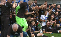 فرحة وردة ولاعبي باوك بالتتويج بكأس اليونان