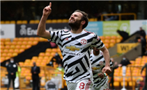 أهداف مباراة وولفرهامبتون ومانشستر يونايتد