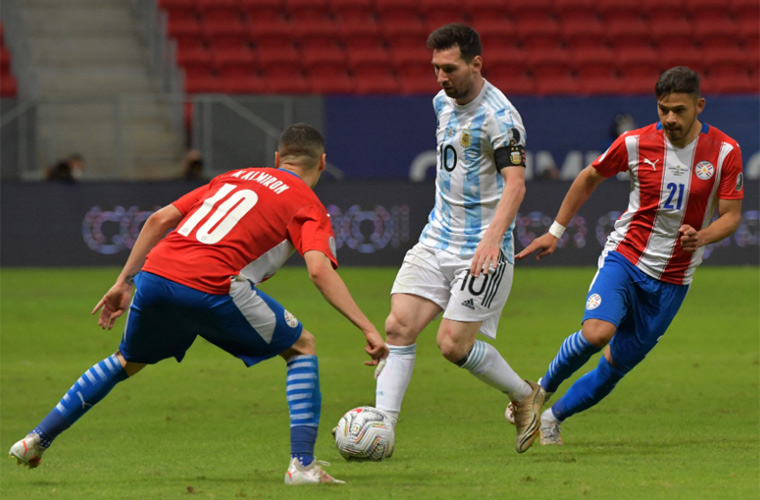 هدف الأرجنتين أمام باراجواي