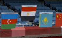 تتويج فريال بالذهب وعزف النشيد الوطني لمصر