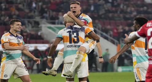 أهداف مباراة أوجسبورج وبايرن ميونيخ