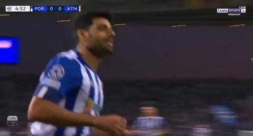 هدف مهدي طارمي أمام اتلتيكو مدريد 