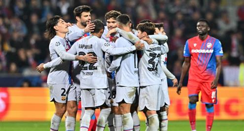 أهداف مباراة فيكتوريا بلزن وبرشلونة