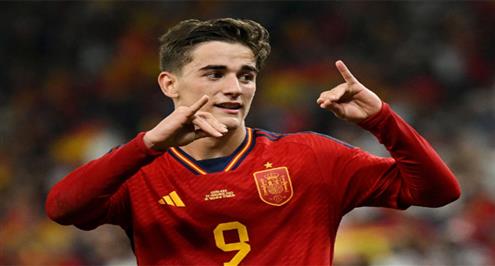 هدف اسبانيا الخامس امام كوستاريكا (جافي)