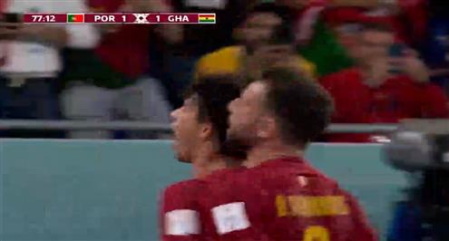 هدف البرتغال الثاني أمام غانا (جواو فيليكس)