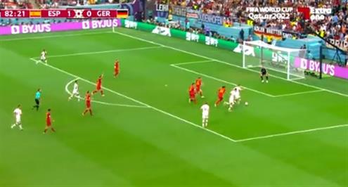 هدف ألمانيا الأول أمام إسبانيا (فولكرج)