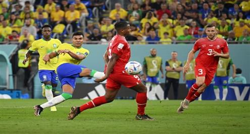 هدف البرازيل أمام سويسرا 