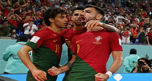 أهداف مباراة البرتغال وأوروجواي 
