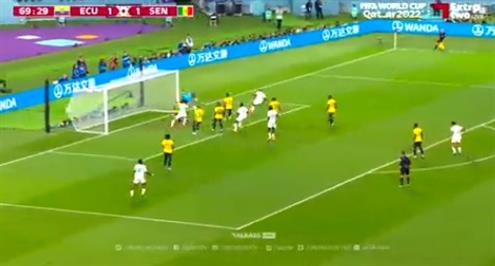 هدف السنغال الثاني أمام الإكوادور (كوليبالي)