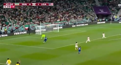 هدف ملغي لأمريكا أمام ايران