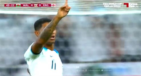 هدف إنجلترا الأول أمام ويلز (راشفورد)