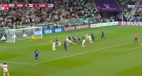 فرصة هدف لايران أمام امريكا