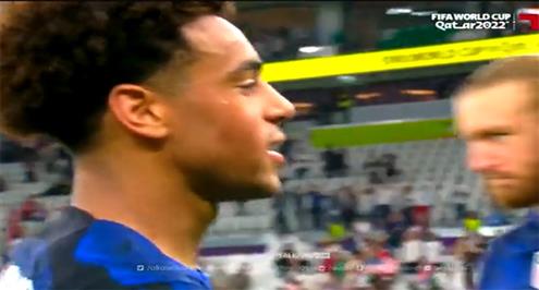 فرحة امريكا وحزن ايران بعد المباراة