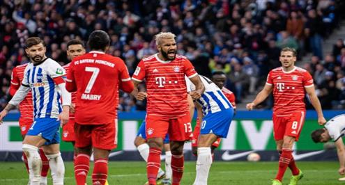 أهداف مباراة هيرتا برلين وبايرن ميونيخ