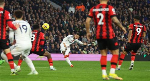  أهداف مباراة ليدز وبورنموث