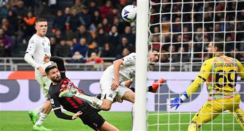 أهداف مباراة ميلان وسبيزيا