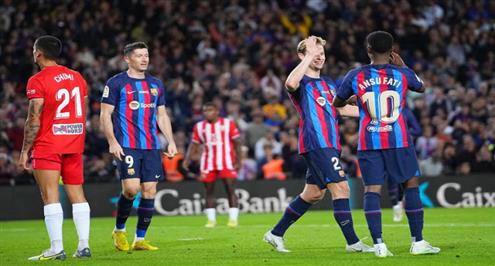 أهداف مباراة برشلونة وألميريا