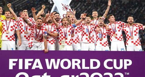 تتويج كرواتيا بالمركز الثالث في كأس العالم قطر 2022