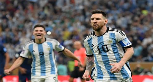 هدف الأرجنتين الأول أمام فرنسا (ميسي)