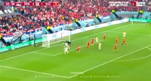 هدف سويسرا الثاني أمام صربيا (إيمبولو)