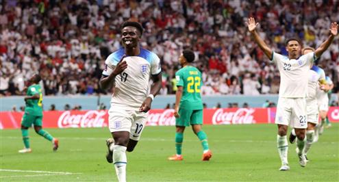 هدف إنجلترا الثالث أمام السنغال ( ساكا )