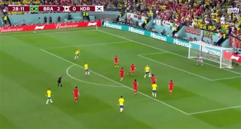 هدف البرازيل الثالث أمام كوريا الجنوبية (ريتشارليسون)