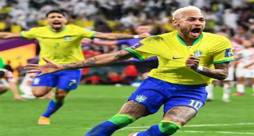 هدف البرازيل الأول أمام كرواتيا (نيمار)