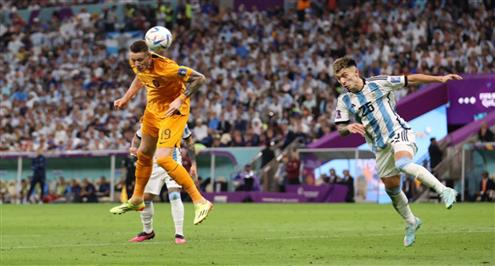 هدف هولندا أمام الأرجنتين ( فوتر فيجورست )