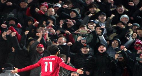 صلاح يسجل هدفين ويصنع آخر أمام ليدز