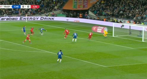 هدف ملغي لكاي هافرتز أمام ليفربول