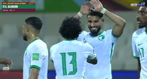 هدف صالح الشهري أمام الصين 