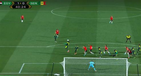 رأسية من الونش أمام السنغال