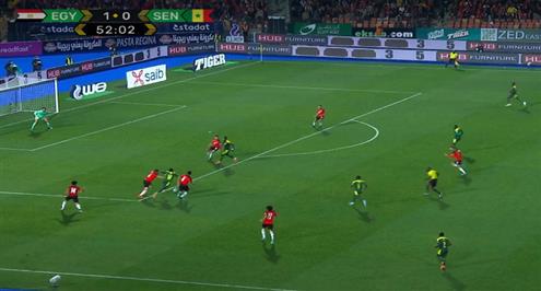 مهارة وفرصة هدف لماني أمام منتخب مصر