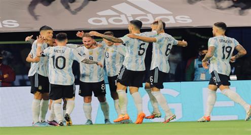 أهداف مباراة الأرجنتين وفنزويلا