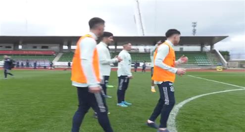 أهداف رائعة لبيدري في مران منتخب اسبانيا