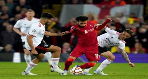 ملخص لمسات محمد صلاح أمام بنفيكا 