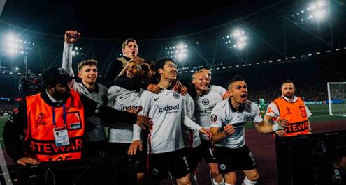 أهداف مباراة وست هام وفرانكفورت