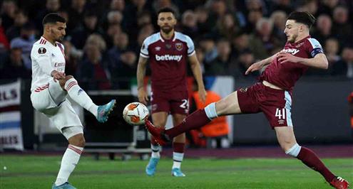 أهداف مباراة وست هام وليون