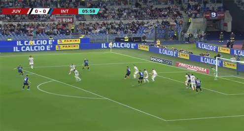 هدف صاروخي من باريلا أمام يوفنتوس