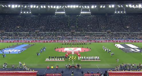 أجواء رائعة قبل بداية نهائي كأس إيطاليا