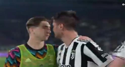 بكاء موراتا بعد خسارة كأس إيطاليا أمام انترناسيونالي