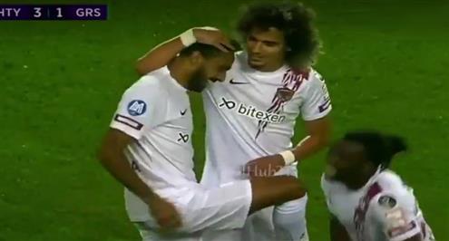 كهربا يسجل هدفا أمام جيرسون سبور