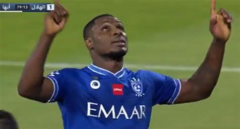 هدف إيجالو لاعب الهلال أمام أبها