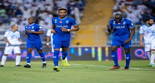 هدفا الهلال أمام أبها 
