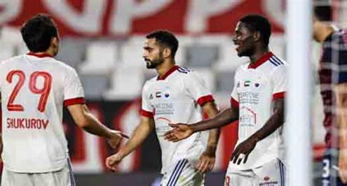 أهداف مباراة الوحدة والشارقة