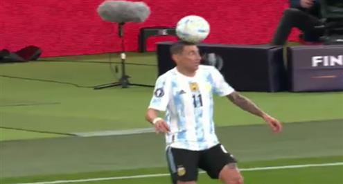 مهارة رائعة من دي ماريا أمام إيطاليا