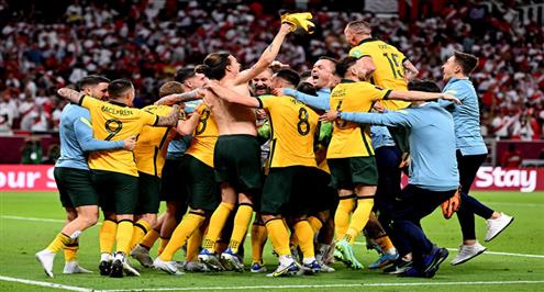 ملخص وركلات ترجيح مباراة استراليا وبيرو