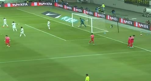 هدف جو هوانج أمام منتخب مصر 